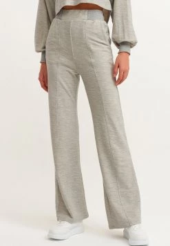 OXXO Donna VORDERSEITIGER NAHT - Pantaloni - Grey Melange