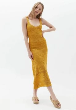 OXXO Donna Vestito Lungo - Mineral Yellow