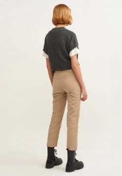 OXXO Donna MIT VORDERSEITIGEM NAHTVERLAUIF - Pantaloni - Mottled Beige -Negozio al dettaglio Oxxo a06da07d0fd24fc8a809c050c906b524
