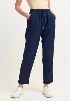 OXXO Donna MIT BINDEDETAIL - Pantaloni Sportivi - Midnight