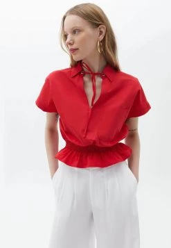 OXXO Donna MIT BINDEDETAIL - Camicetta - Ski Patrol