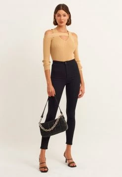 OXXO Donna MIT BESONDERER BÄNDER OPTIK - Maglione - Caraway -Negozio al dettaglio Oxxo a13688ef58134faaa6c588ef1470d3d1