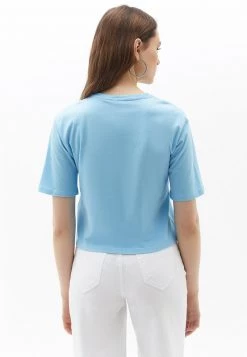 OXXO Donna MIT CUT OUT DETAIL - T-shirt Con Stampa - Baltic Sea -Negozio al dettaglio Oxxo a210aea153ef4544807d053e93ab6a80