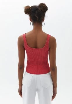 OXXO Donna MIT ECKIGEM AUSSCHNITT - Top - Light Red -Negozio al dettaglio Oxxo a6c39e521cdc421dbbb78a5461b87b09