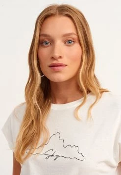 OXXO Donna MIT MODISCHEM PRINT - T-shirt Con Stampa - Ice Milk -Negozio al dettaglio Oxxo a80268239d90430a876e11c279e6b6b8