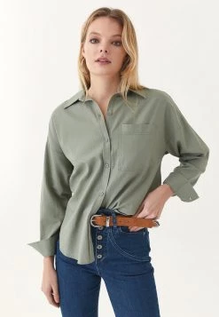 OXXO Donna MIT BRUSTTASCHE - Camicia - Sea Spray -Negozio al dettaglio Oxxo abc65fe530914a079323c8aa9447da85