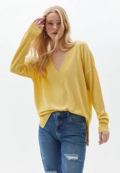 OXXO Donna V-AUSSCHNITT - Maglione - Dusky Citron -Negozio al dettaglio Oxxo abd24993795a44efb493d8789831125e