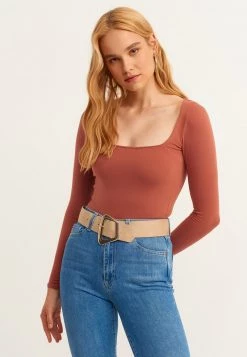 OXXO Donna MIT WEITEM AUSSCHNITT - Maglietta A Manica Lunga - Morocco -Negozio al dettaglio Oxxo ad65679984ee462690028a8d61ca8062