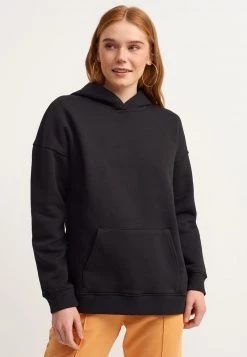 OXXO Donna Felpa Con Cappuccio - Black