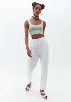 OXXO Donna RIPPENSTRUKTUR - Top - Smoke Green -Negozio al dettaglio Oxxo aea58b82cf744c1b8a1b910bea8dcde2