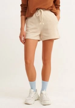 OXXO Donna AUS WEICHEM SWEATSTOFF - Shorts - Sandy