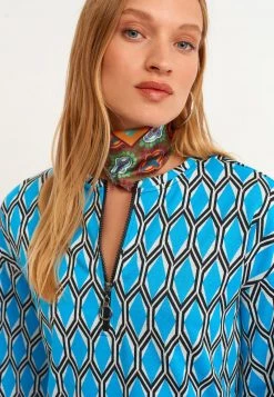 OXXO Donna MIT RETRO MUSTERUNG - Vestito Estivo - Blue -Negozio al dettaglio Oxxo b0498c55dc194b419bde9626396cde9a