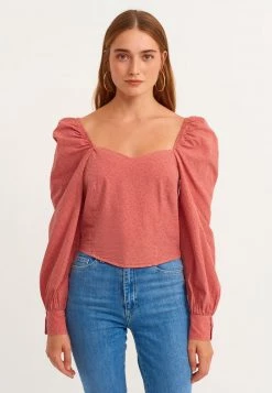 OXXO Donna MIT BALLONÄRMELN - Maglietta A Manica Lunga - Antik Peppa