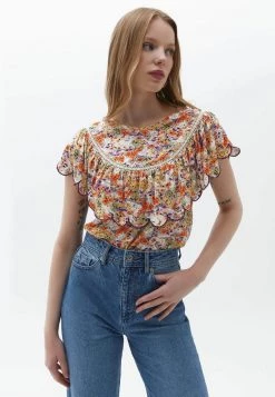 OXXO Donna MIT VOLANT - Camicetta - Blossom Comb