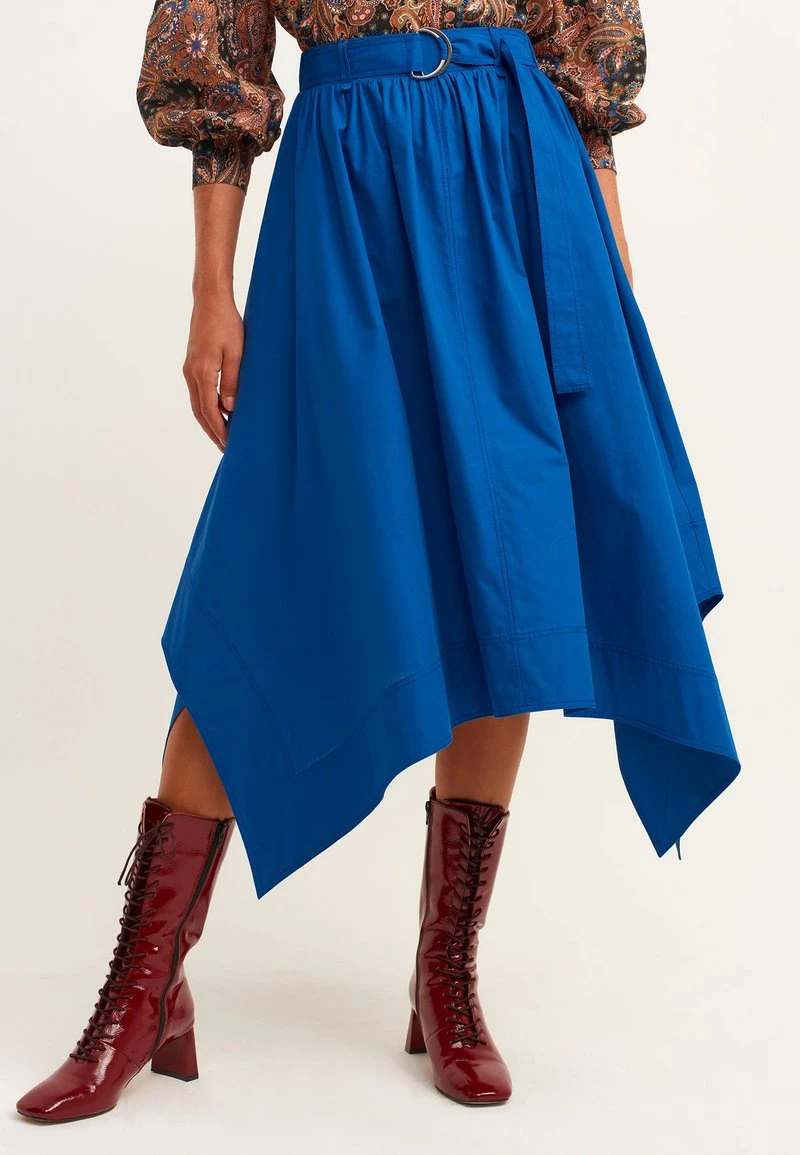 OXXO Donna Gonna A Pieghe - Cobalt 3 OXXO Donna Gonna A Pieghe - Cobalt