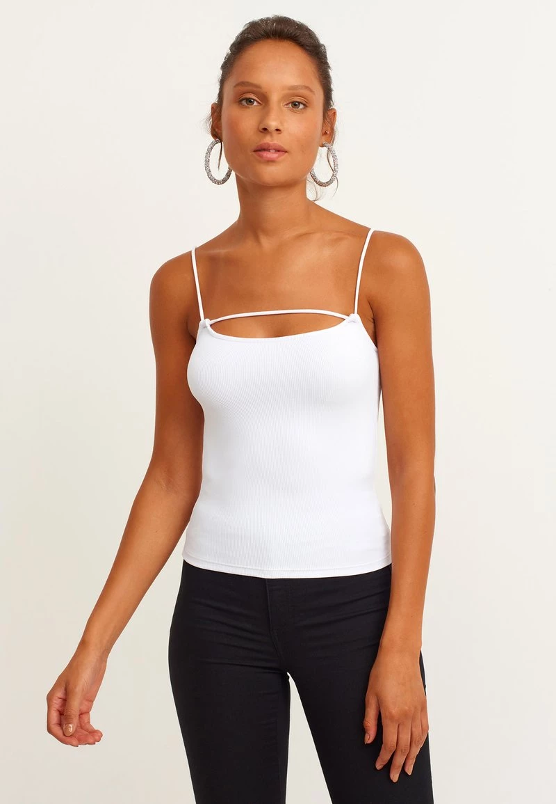 OXXO Donna MIT FEINEN TRÄGERN - Top - White 3 OXXO Donna MIT FEINEN TRÄGERN - Top - White