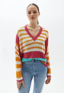 OXXO Donna MIT STREIFEN - Maglione - Multi Coloured
