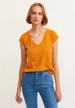 OXXO Donna T-shirt Basic - Mottled Orange -Negozio al dettaglio Oxxo b56bb0a06506499bb48cd4818c8dcb13