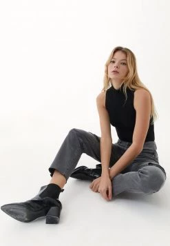 OXXO Donna MIT ROLLKRAGEN - Top - Black -Negozio al dettaglio Oxxo b5eb35269e96438e8a42a37840b1cec4