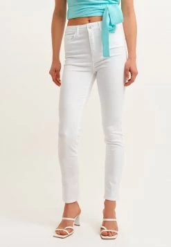 OXXO Donna MIT HOHER TAILLENFORM - Jeans Skinny Fit - White