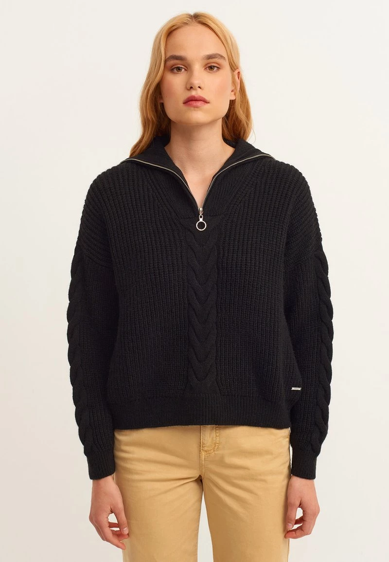 OXXO Donna Cardigan - Black 6 OXXO Donna Cardigan - Black - immagine 4