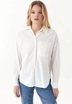 OXXO Donna MIT BRUSTTASCHE - Camicia - Ice Milk