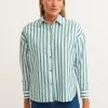 OXXO Donna MIT MODISCHEN KNÖPFEN - Camicia - Light Marimo Striped