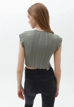 OXXO Donna MIT DETAIL - Cardigan - Dark Sage Green -Negozio al dettaglio Oxxo bc5756fe15034e0ea4ac09b5f2713cbb