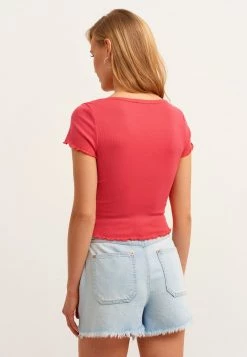 OXXO Donna MIT WELLIGEN SÄUMEN - T-shirt Basic - Pagoda -Negozio al dettaglio Oxxo bc98361de6c5442db8032a08bc18862b