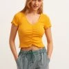 OXXO Donna T-shirt Basic - Ocher -Negozio al dettaglio Oxxo bca16083636d4f208516863f37c0d77b