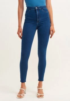OXXO Donna Jeans Skinny Fit - Mid Denim