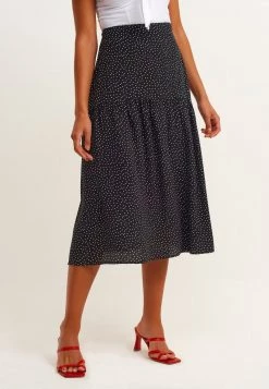 OXXO Donna ROCK - Gonna A Pieghe - Polka Dot Print