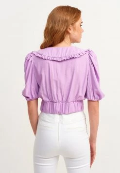 OXXO Donna KURZE - Camicetta - Deep Lilac -Negozio al dettaglio Oxxo c54d355501994039ae26cab8e7fa94dd