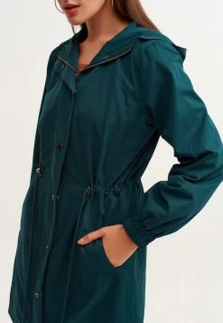 OXXO Donna MIT ZUGBUND DETAIL - Parka - Bottle Green -Negozio al dettaglio Oxxo c6d032f577d54fd1b3686deca26f352f
