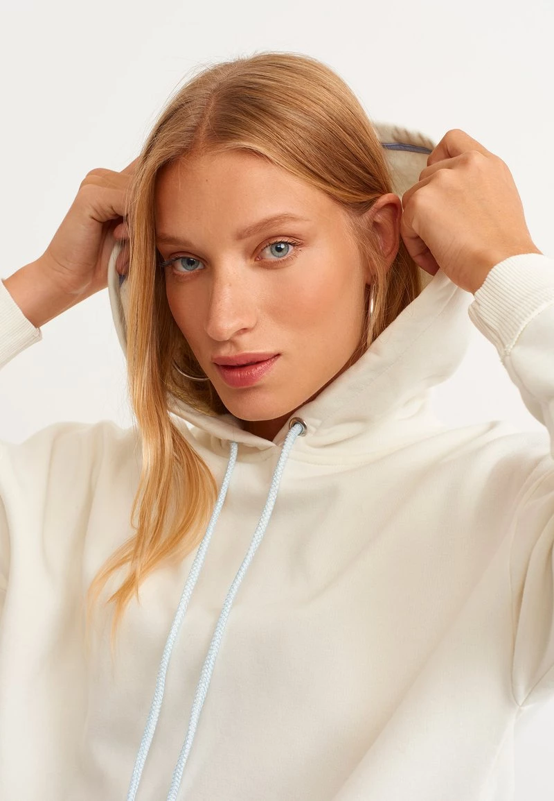 OXXO Donna Felpa Con Cappuccio - Ice Milk 6 OXXO Donna Felpa Con Cappuccio - Ice Milk - immagine 4