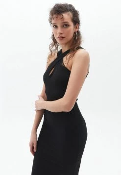 OXXO Donna MIT MODISCHEM CUT OUT DESIGN - Tubino - Black -Negozio al dettaglio Oxxo c88460f7b95f4ca493523faf5d15298e