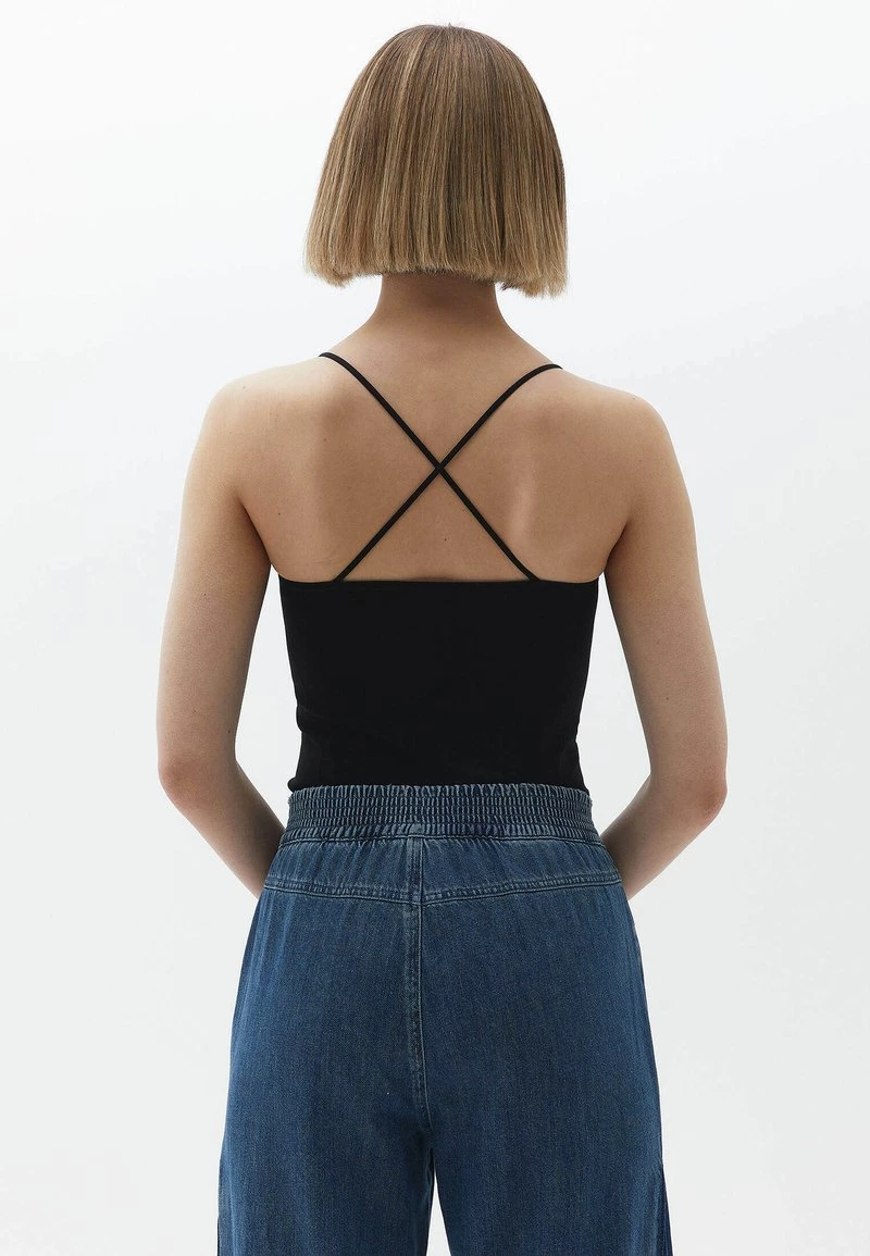 OXXO Donna SEAMLESS WITH BACK DETAIL - Top - Black 5 OXXO Donna SEAMLESS WITH BACK DETAIL - Top - Black - immagine 3