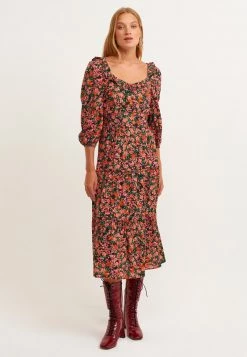 OXXO Donna Vestito Estivo - Flower Comb