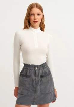 OXXO Donna Maglietta A Manica Lunga - White -Negozio al dettaglio Oxxo cb51f74082a04ae1a3ed0cd4115f749d