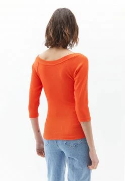 OXXO Donna 3/4 ARMELN - Maglietta A Manica Lunga - Mandarin Red -Negozio al dettaglio Oxxo cca44670ba0345bc99072a9c83666a47