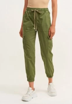 OXXO Donna Pantaloni Cargo - Antik Lichen