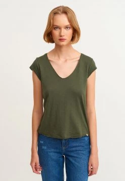 OXXO Donna T-shirt Basic - Olive Leaf -Negozio al dettaglio Oxxo d01e7fe40baf4964982667a1f91d5560