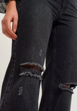 OXXO Donna MIT USED DETAILS - Jeans Bootcut - Black Denim -Negozio al dettaglio Oxxo d109db7777dd4776a3cac01b6ee6e992