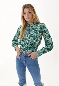 OXXO Donna MIT RETRO MUSTERUNG - Camicia - Multi Coloured -Negozio al dettaglio Oxxo d13ea8b394494b8f81ba42e5d8b6deca