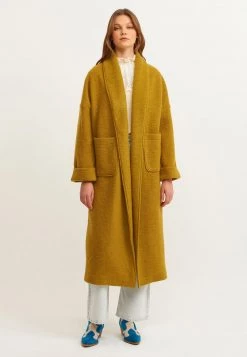 OXXO Donna Cappotto Classico - Asparagus