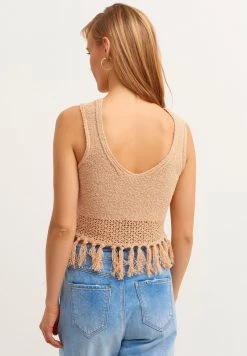 OXXO Donna MIT BINDEDETAIL - Top - Peach -Negozio al dettaglio Oxxo d5ab04ca8a6b4a539c39b869177fc19f