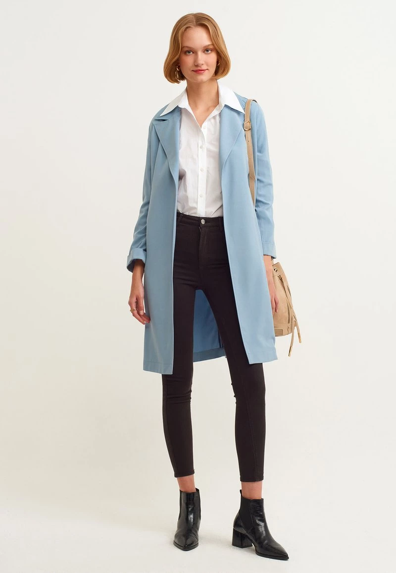 OXXO Donna Cappotto Classico - Ashley Blue 4 OXXO Donna Cappotto Classico - Ashley Blue - immagine 2