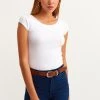 OXXO Donna T-shirt Basic - White -Negozio al dettaglio Oxxo d6e333539d0948fb82ef661686ba5138