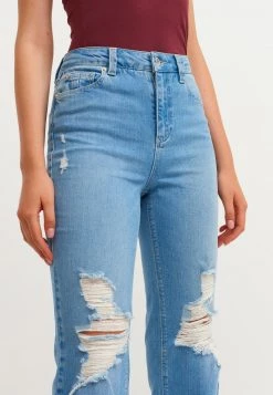 OXXO Donna MIT MARKANTEN USED DETAILS - Jeans A Sigaretta - Light Denim -Negozio al dettaglio Oxxo d77a14ab6fe641a19aed787997fab9e0