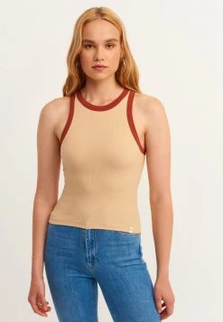 OXXO Donna ELASTISCHES MIT FEINER RIPPENSTRUKTUR - Top - Caraway Rust -Negozio al dettaglio Oxxo d7b49aa610eb45d9824ec316ffdad79a